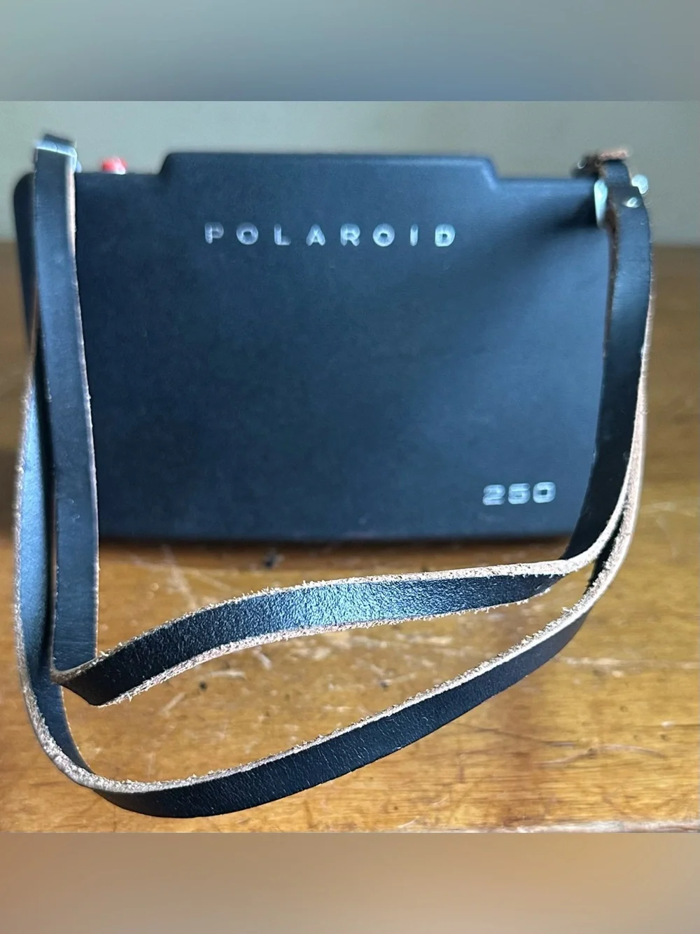 Vintage Polaroid Automatic 250 Land Camera Kit w/ Flash & Case